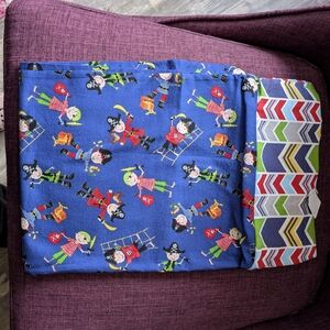 Colorful Pirate Themed Blanket